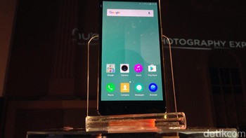 Untuk N1 lite, posisinya ditempatkan lebih rendah dari M2 dan M2 lite karena spesifikasinya yang setingkat di bawah. Foto: detikINET/Agus Tri Haryanto