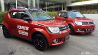 Suzuki Ignis yang terjual 1.289 unit menjadi mobil terlaris nomor 19. Foto: Rangga Rahadiansyah