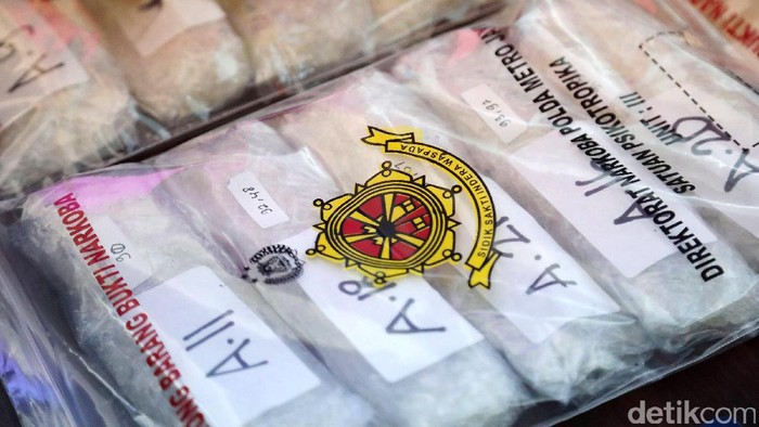 Polisi Perkirakan Ada 1 Ton Sabu Masuk Jakarta Tiap Tahun