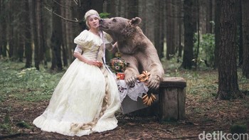 Bahkan dia suka sekali berpose untuk difoto. (Foto: Olga Barantseva)