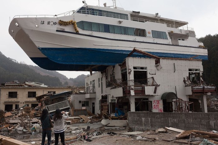The aftermath of the devastating 2011 tsunami in Japans Iwate prefecture (AFP Photo/YASUYOSHI CHIBA)