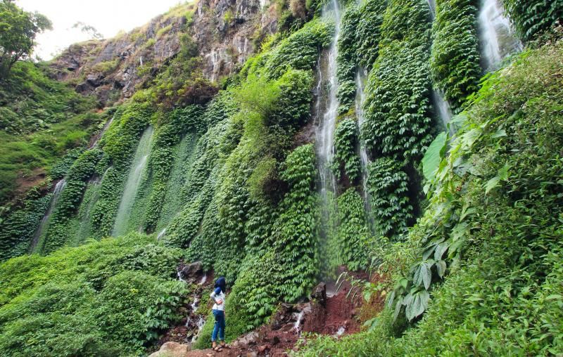 Air Terjun Coban Sumber Pitu di Malang
