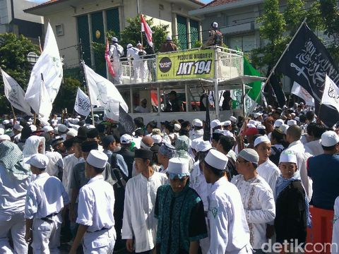 Massa GNPF MUI tiba di PN Jakut.