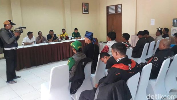  Pertemuan soal sistem satu arah (one way) Puncak, Jumat (28/4/2017)