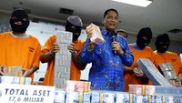 Aset yang diamankan dari sejumlah gembong narkoba itu berupa uang tunai, rumah, tempat usaha dan kendaraan.