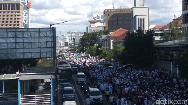 Massa GNPF MUI tiba di PN Jakut.