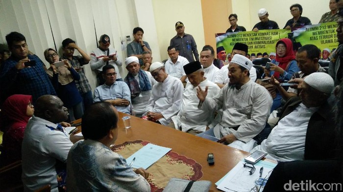 Amien Rais dan Alumni Aksi Bela Islam Sambangi Komnas HAM