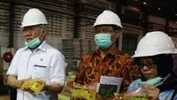 Mendag menambahkan, kebutuhan daging lebaran 50 ribu ton. Dengan stok 50 ribu ton di satu pabrik saja, maka tidak perlu khwatir akan potensi kelangkaan daging pada masa Ramadhan dan Lebaran. Dok, Kementerian Perdagangan.
