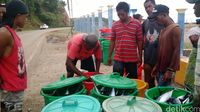 Ikan-ikan hasil tangkapan yang akan dibawa ke pasar