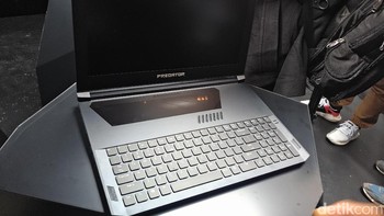 Chip grafisnya disematkan Geforce GTX 10 series. Foto: detikINET/Yudhianto