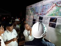 Cek Jalur Mudik, Menteri PUPR Blusukan Sampai Larut Malam