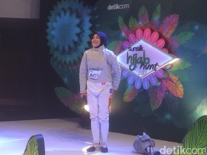 Keren, Hijabers Singkawang Main Anggar di Panggung Audisi Sunsilk Hijab Hunt