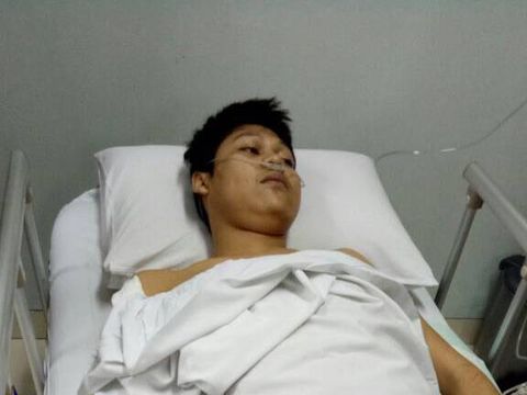 Abdurrohman terbaring di RS