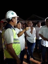 Cek Jalur Mudik, Menteri PUPR Blusukan Sampai Larut Malam