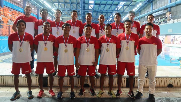 Timnas Polo Air Putra Juara di Taipei