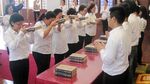 Wihara Ekayana Gelar Prosesi Kitab Suci Tripitaka