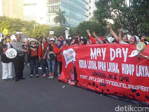 Begini Pengalihan Arus Lalin Saat Buruh Bergerak dari Istana ke DPR