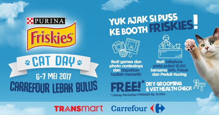 Temukan Promo Kebutuhan Hewan Peliharaan di Transmart Carrefour