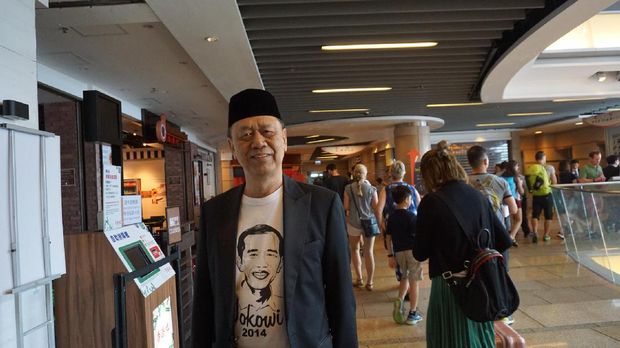 KK Leung, warga Hong Kong yang ngefans Presiden Jokowi.
