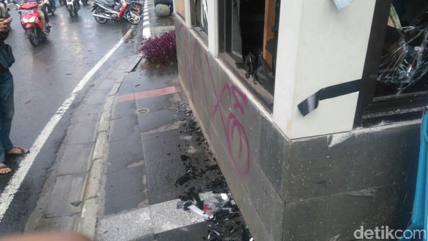 Begini Penampakan Pos Polisi di Cikapayang Bandung yang Dirusak Massa