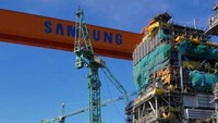 Enam orang tewas dan 25 orang luka-luka dalam peristiwa yang terjadi pada Senin (1/5/2017) waktu setempat. Seluruh pekerja tersebut tengah mengerjakan proyek untuk Total, yang dipesan pada Desember 2012. Galangan kapal itu dioperasikan oleh Samsung Heavy Industries, bagian dari raksasa Samsung Group, konglomerasi terbesar di Korea Selatan. REUTERS/Yonhap.