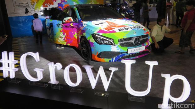 Kampanye #Growup di Mercy CLA 200 AMG