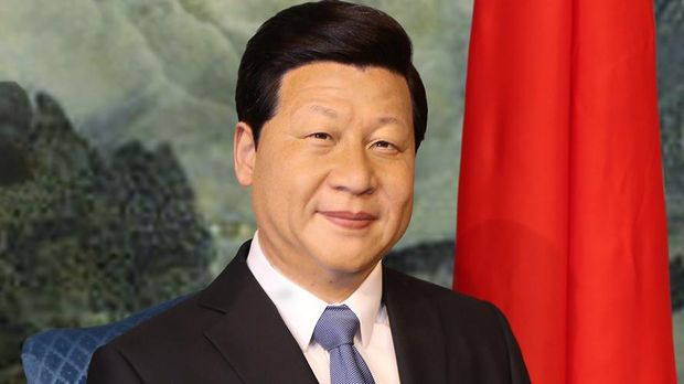 Patung lilin Presiden Republik Rakyat China Xi Jinping (Madame Tussauds)