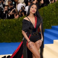 Nicki Minaj, attends the Rei Kawakubo/Comme des Garcons: Art Of The In-Between Costume Institute Gala at Metropolitan Museum of Art on May 1, 2017 in New York City.  (Photo by Dimitrios Kambouris/Getty Images)
