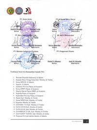 Surat mogok SPSI Freeport Indonesia