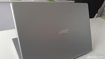 Swift 3 menonjolkan penggunaan chip grafis Nvidia keluaran terbaru. Sehingga menjanjikan performa yang mampu menjawab pengguna yang menyukai aktivitas grafis. Foto: yud/detikINET