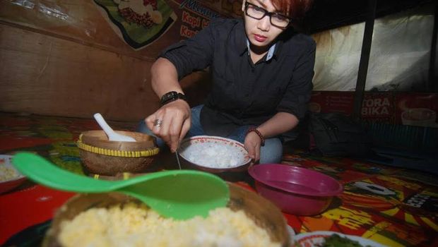 Desa Sendi terkenal dengan nasi jagungnya