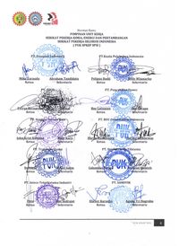 Surat mogok SPSI Freeport Indonesia