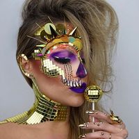 Foto: Makeup Bentuk Tengkorak yang Viral di Instagram