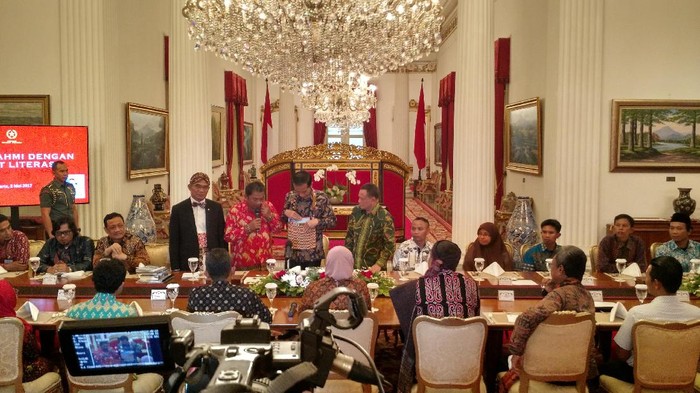 Angkot, Bemo, hingga Pedati Masuk Istana Kepresidenan