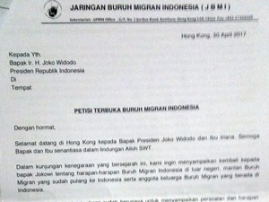 6 Poin Petisi Buruh Migran RI untuk Jokowi