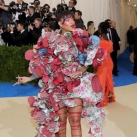 Rihanna attends the Rei Kawakubo/Comme des Garcons: Art Of The In-Between Costume Institute Gala at Metropolitan Museum of Art on May 1, 2017 in New York City. (Photo by Neilson Barnard/Getty Images)