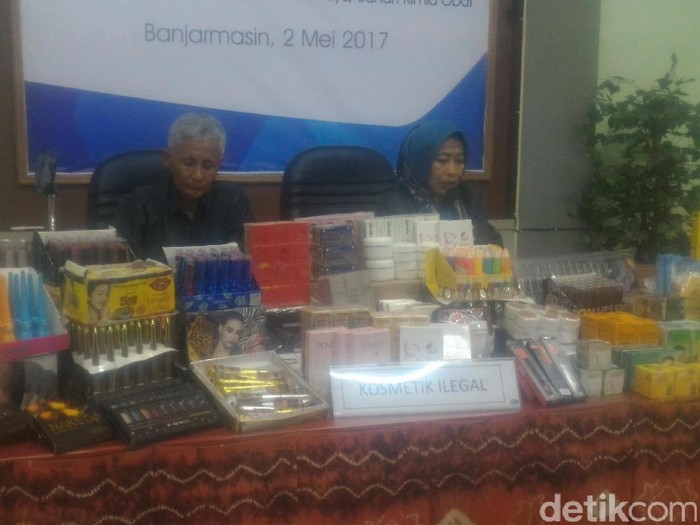 20 Toko di Kalsel Tepergok Jual Kosmetik dan Obat Berbahaya