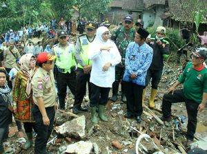 Mensos Khofifah Desak Pemda Miliki Peta Rawan Bencana