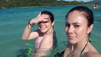Seksinya Wulan Guritno-Shaloom di Lombok, Raline Shah Cantik Banget