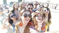 Raline Shah dan Millane sempat menikmati festival musik Coachella di California, AS beberapa waktu lalu. (Dok. Instagram/ralineshah)