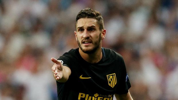 Koke menjadi salah satu andalan Atletico Madrid bersama Antoine Griezmann. (