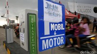 Ini penampakan gate parkir yang masih dalam tahap ujicoba baru-baru ini di RPTRA Kalijodo.