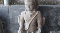 Arca berikutnya adalah arca Siwa Mahaguru. Di arca ini, Dewa Siwa digambarkan duduk di atas kendaraan kesayangannya, yakni Lembu Nandini (Wahyu/detikTravel)