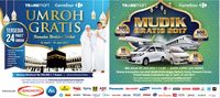  Belanja Kebutuhan Ramadan di Transmart Raih Umrah dan Mudik Gratis