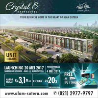 Ruko Crystal 8 Tawarkan Prospek Bisnis yang Menjanjikan