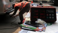 Begini alat pengukur emisi kendaraan yang digunakan.
