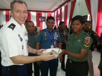 Atase Pertahanan Negara Sahabat Terpukau Emas Biru Kodam Pattimura
