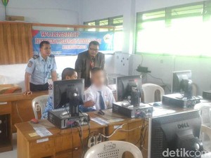 Siswa SMP Napi Kasus Pencurian Senang Bisa Ikut UNBK