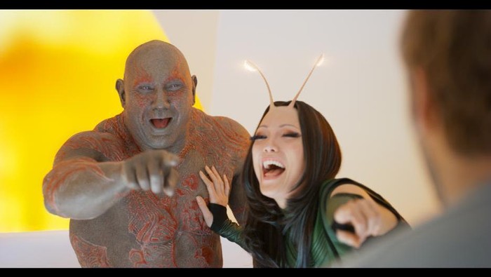 Guardian of the Galaxy Screen shoot film Guardian of the Galaxy Vol.2.