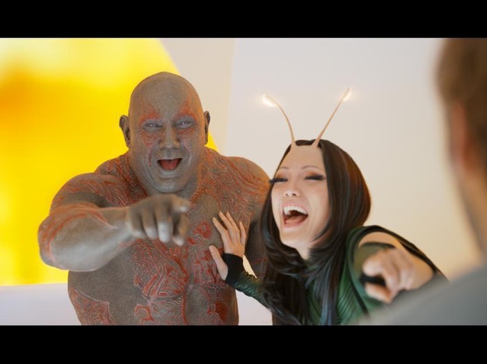 Guardian of the Galaxy Screen shoot film Guardian of the Galaxy Vol.2.